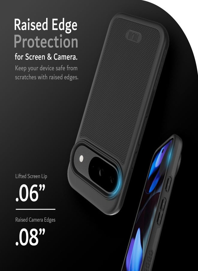 توديا جراب TUDIA MergeGrip [متوافق مع MagSafe] لهواتف Google Pixel 9 وPixel 9 Pro (2024) - [معيار عسكري] غطاء حماية مزدوج الطبقات مقاوم للصدمات، نحيف ومتين، أسود مطفي - Image 5